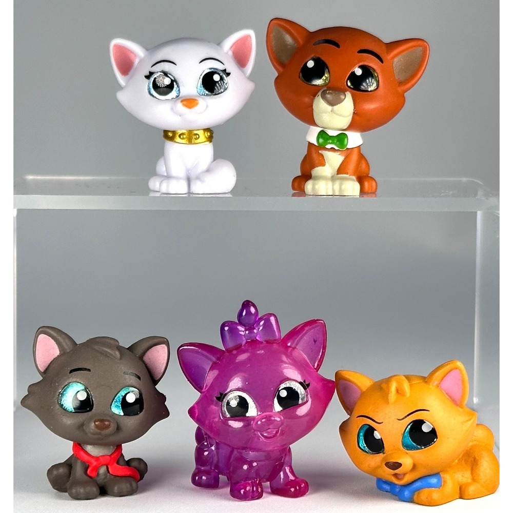 Disney Doorables ARISTOCATS Series 5 &11 Lot of 5 Cat Marie Toulouse Ultra Rare